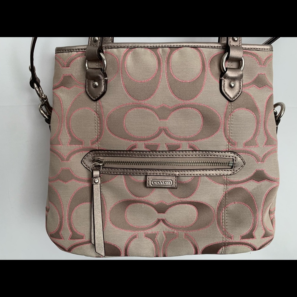 COACH DAISY OUTLINE SIGNATURE METALLIC MIA F23940